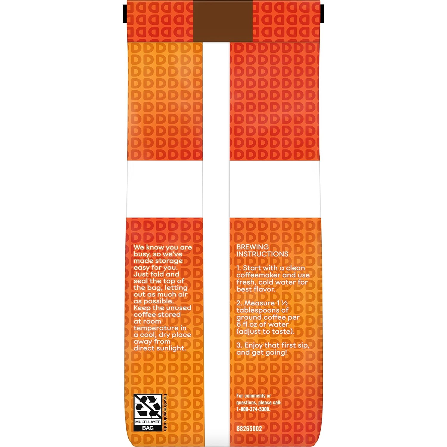 Dunkin' Original Blend Medium Roast Ground Coffee, 12 Ounces