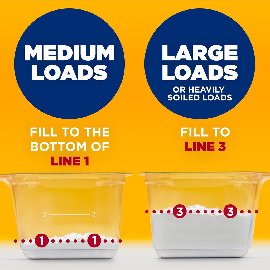 ARM & HAMMER Powder Laundry Detergent, Alpine Clean, 9.56 lb, 155 Loads