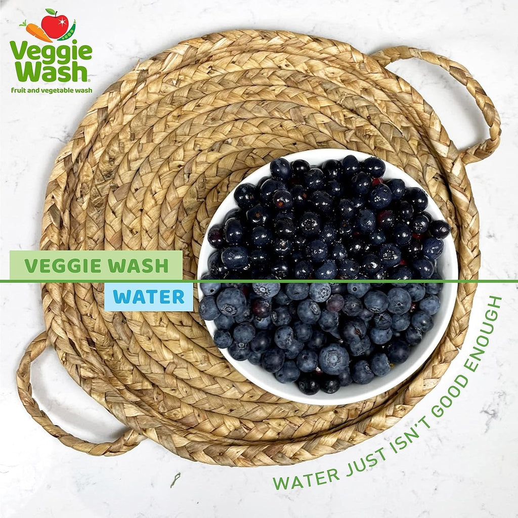 Veggie Wash Organic Fruit and Vegetable Wash, Certified Organic, Ideal for Cleaning Produce, 16 Fluid Ounce, Pack of 3 (Packaging May Vary)